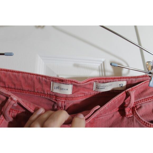J. Jill Denim Authentic Slim Ankle  Jeans in Washed Adobe  sz 12 - Picture 3 of 3